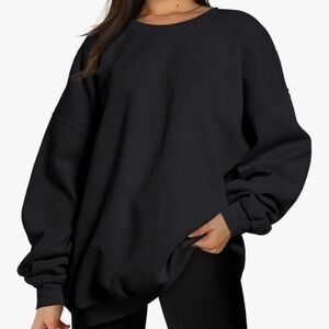 Black Oversized Sweatshirt